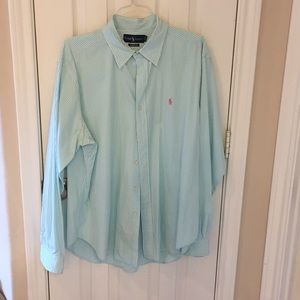 Mens polo button down classic fit XL